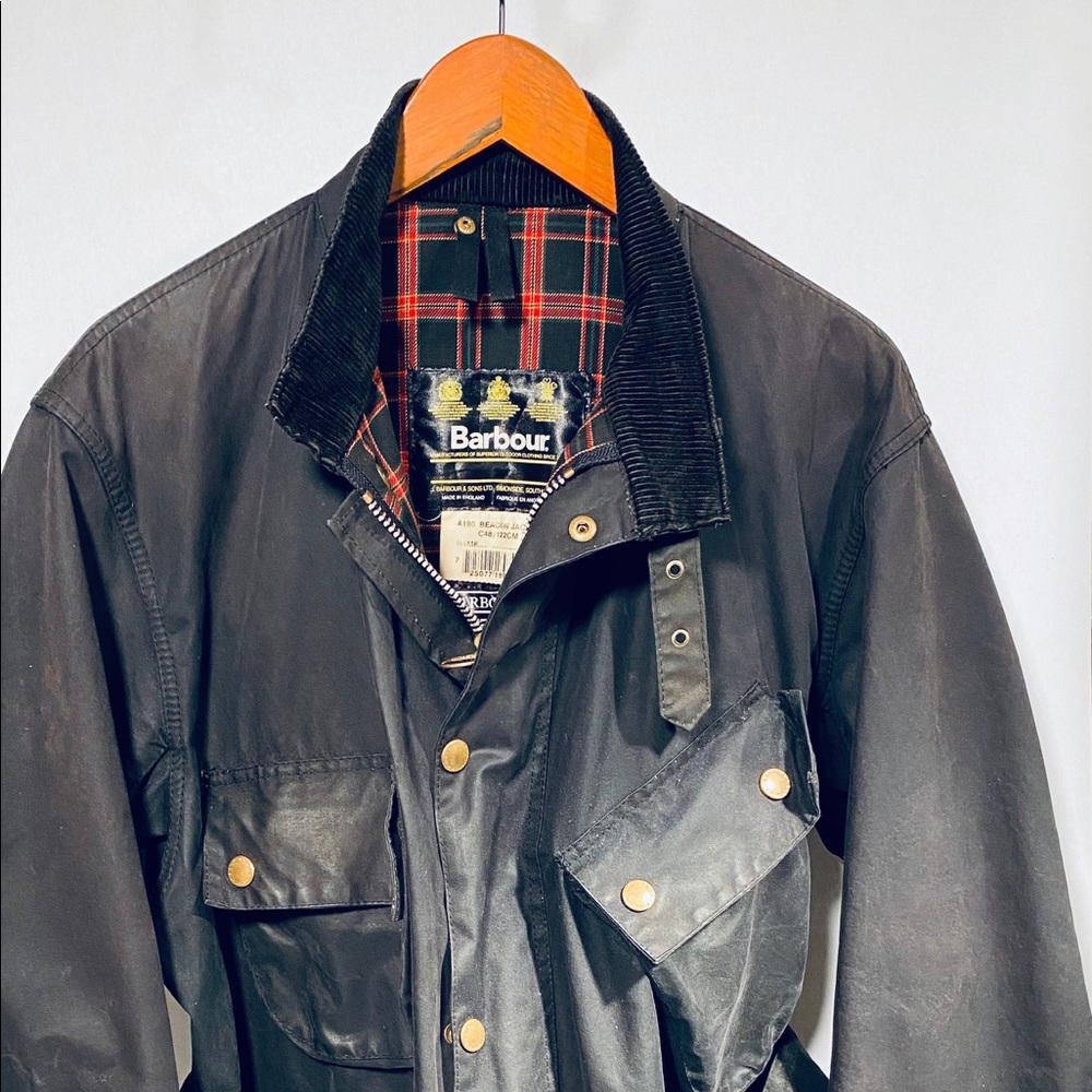 Men’s Barbour Oil Cloth Jacket - Vintage